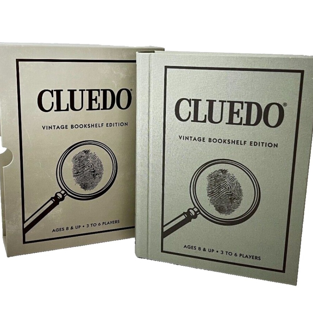 CLUEDO "CLUE" VINTAGE BOOKSHELF EDITION BOARD GAME Own4Less